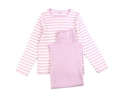 Name It pink lavender striped night set